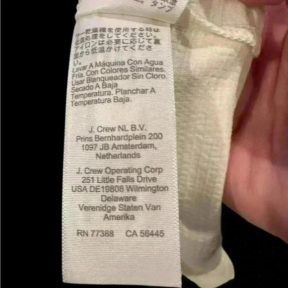 NWT J. Crew Factory Women’s Ruffleneck Stretchy Long Sleeve Top Sz Sz XL - Picture 7 of 8